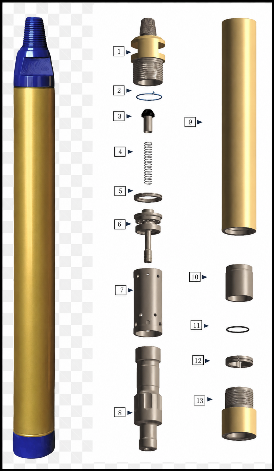 DTH Tabanca (3.5 inch) ürün görseli